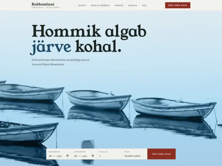 Puhkemaja ja külalistemaja mall