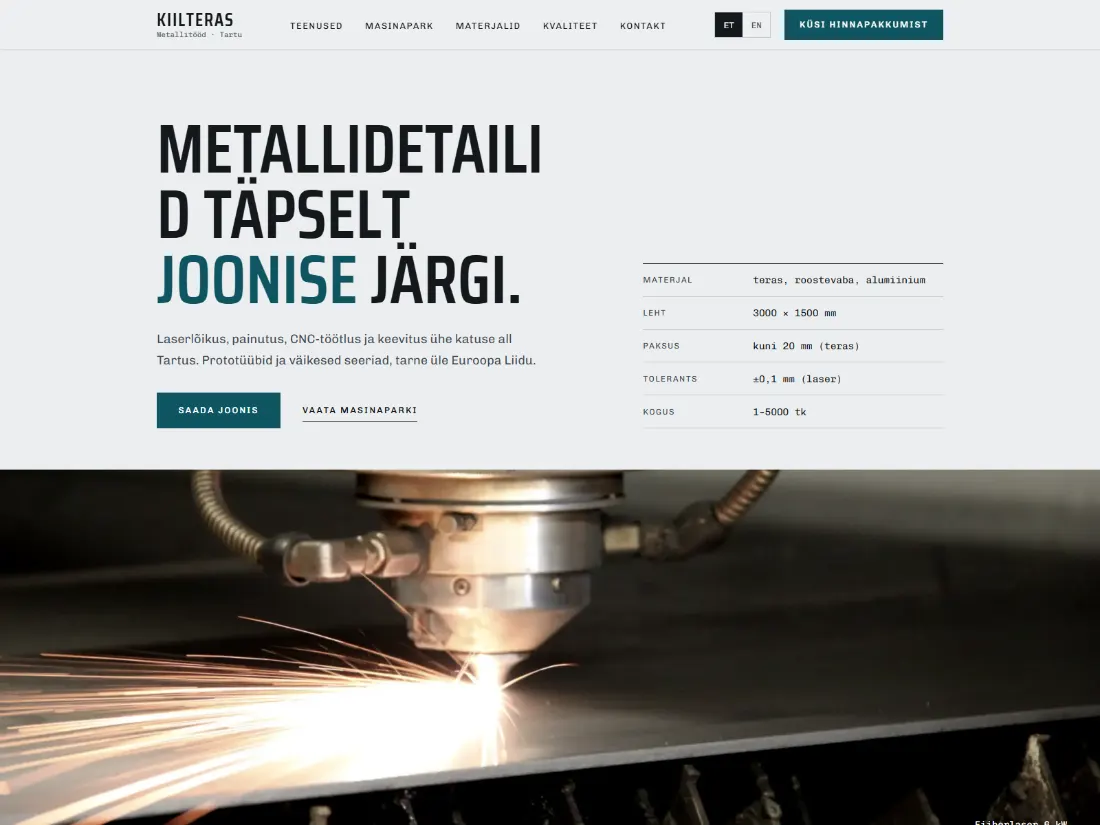 Tootmis- ja allhankeettevõtte mall